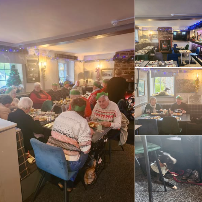 GreyhoundInnC's tweet photo. Thanks to everyone who came to our Christmas Lunch Club, good turnout and festive atmosphere.
Don't worry if you missed it as you can order from our Festive menu from now till 24th of December! Just book a table with us. See pinned post.
#lunchclub #cotehill #cumbria https://t.co/BwVkGB4Io5