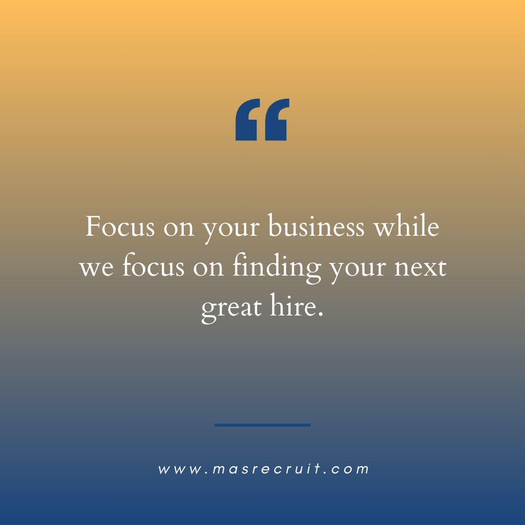 MAS Recruitment Consultant Services tweet media