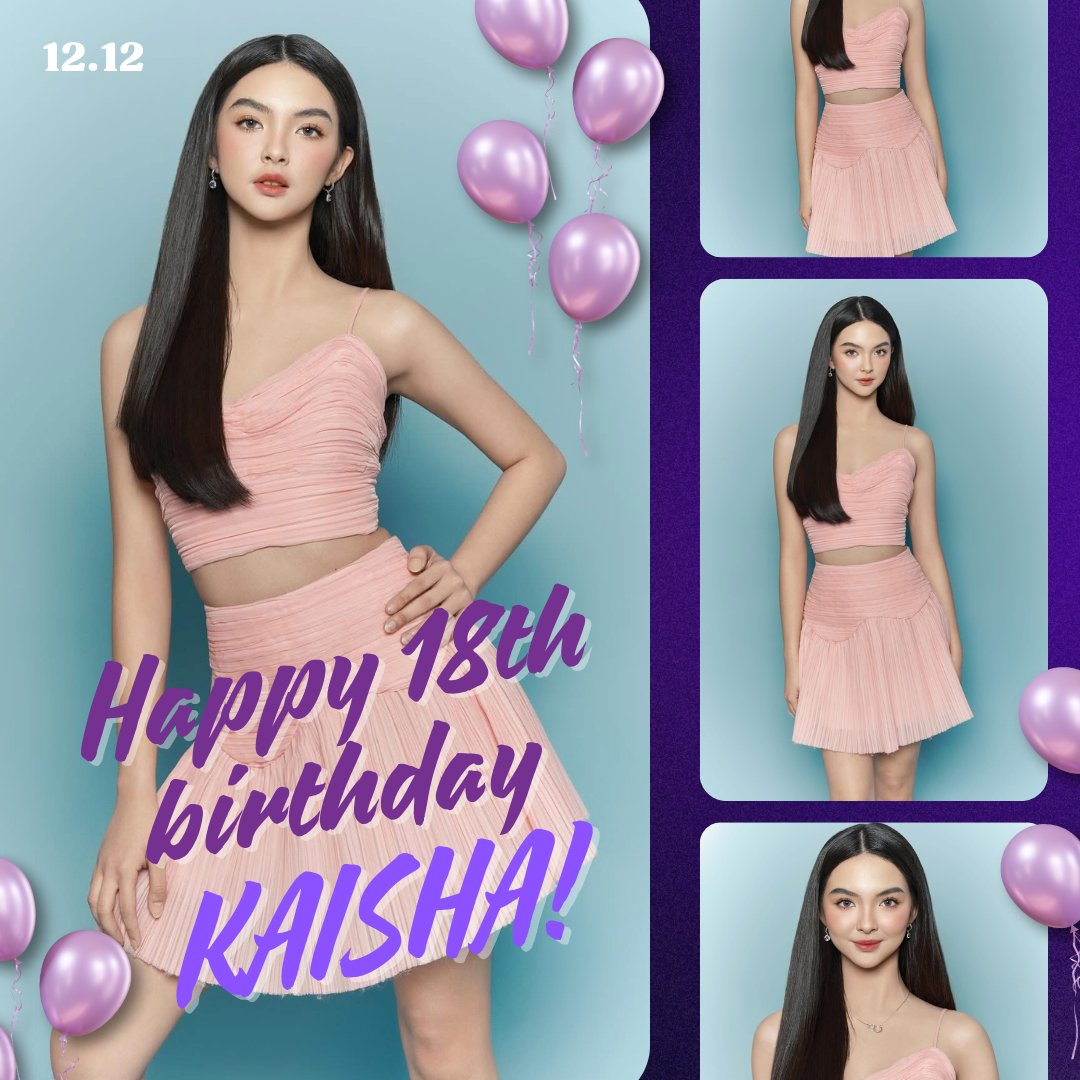 HAPPY BIRTHDAY KAISHA

Thank you for existing. You have inspired alot of people. Many admire you for your talent, personality and great mindset. You are still so young yet I am always learning from you. Your parents really raised you so well. We are always rooting for you and we