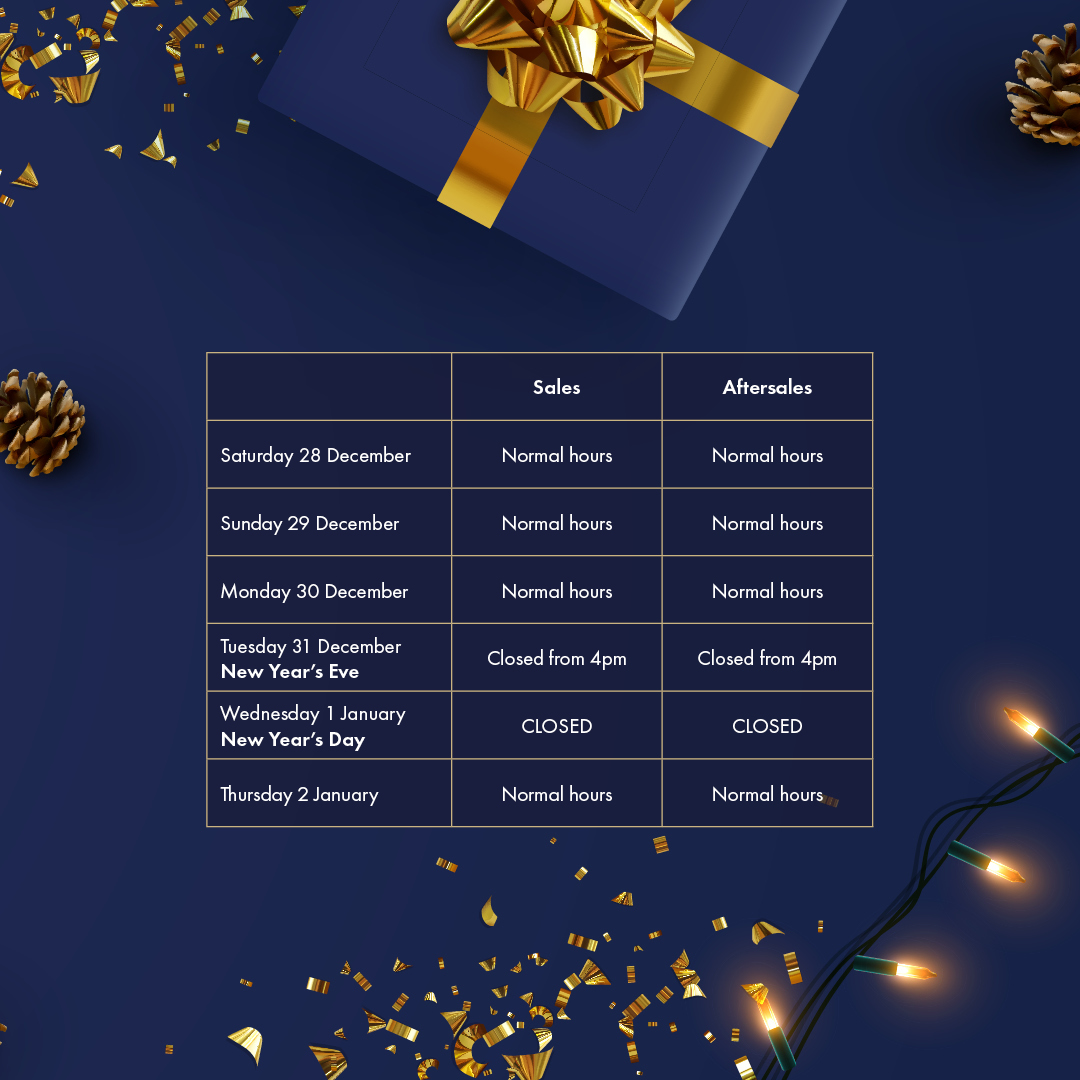 ✨ 𝐂𝐡𝐫𝐢𝐬𝐭𝐦𝐚𝐬 𝐚𝐧𝐝 𝐍𝐞𝐰 𝐘𝐞𝐚𝐫 𝐎𝐩𝐞𝐧𝐢𝐧𝐠 𝐇𝐨𝐮𝐫𝐬 ✨

🎄 With the festive period approaching, our opening hours will be slightly different to normal.

😊 Here's all the information you need!