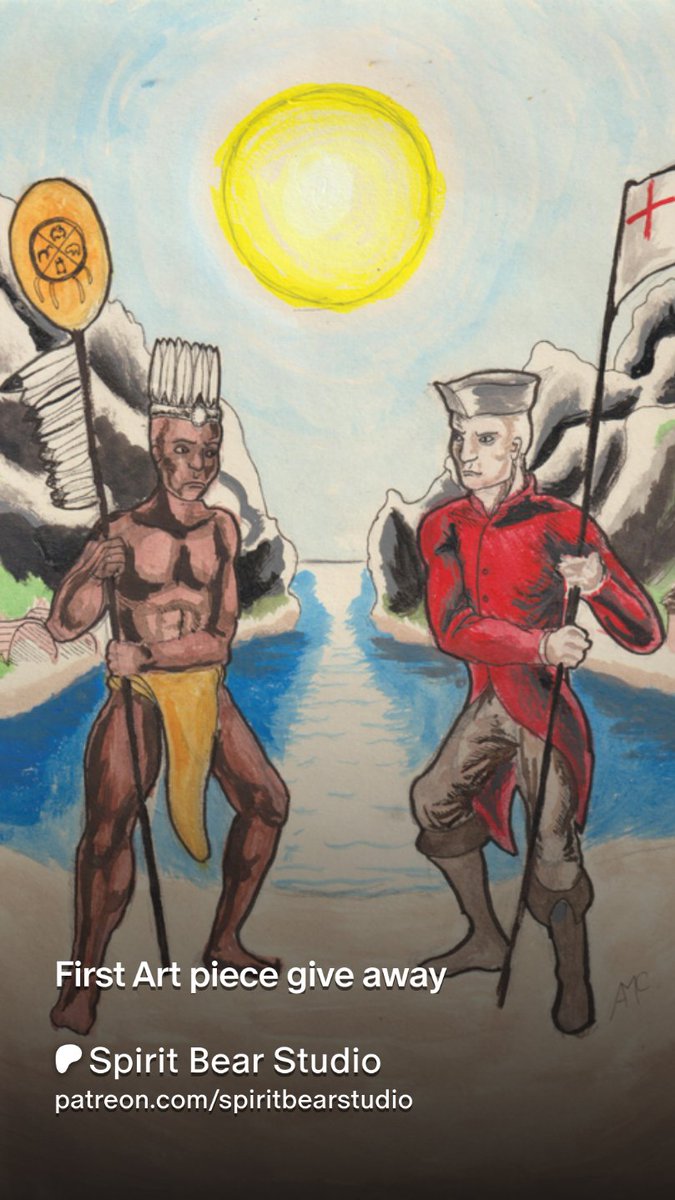 AnakinChingwa's tweet photo. https://t.co/imEj2gbsNA

The first art piece to be given out from my Patreon. This was cover art used for Colonies &amp; Conquerors first module, the Jamestown Campaign. If you want a chance for original artwork, follow me on my Patreon at the Art Lover tier.
#art #rpg #ttrpg #Native https://t.co/fjyX4qtc27