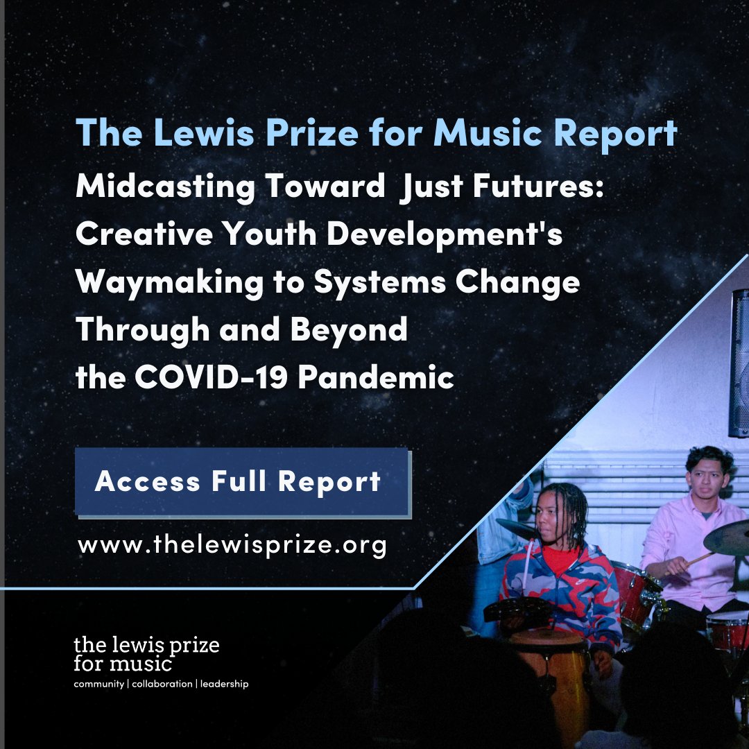 Through partnership and collaboration with Creative Youth Development (CYD) organizations and partners across the country, The Lewis Prize has produced CYD research reports, essays, and videos exploring CYD practices.

Access these resources at thelewisprize.org