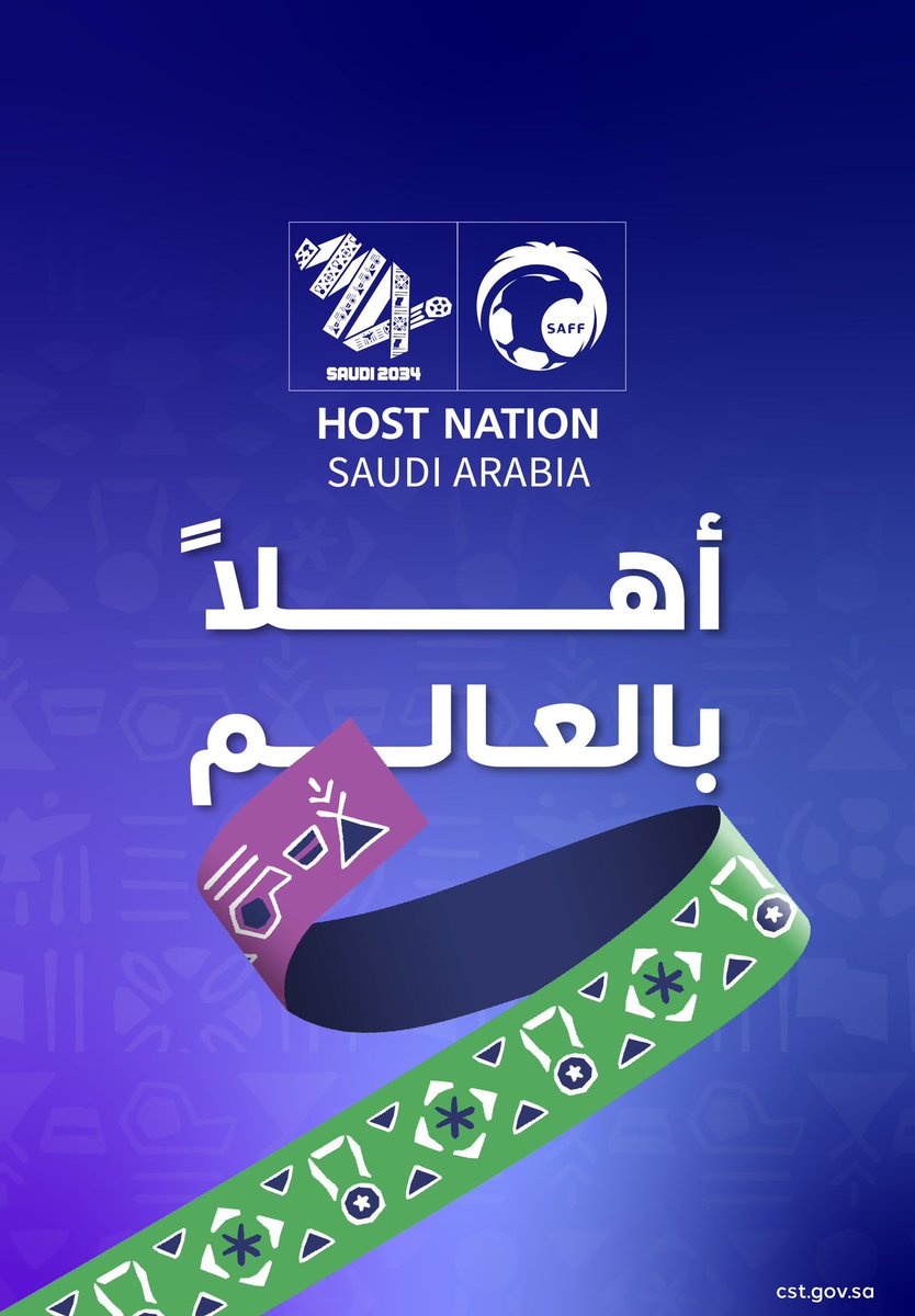 YazeedT0's tweet photo. أهلاً بالعالم 

#كاس_العالم_2034 
#riyadh https://t.co/hKJqdZMqxm