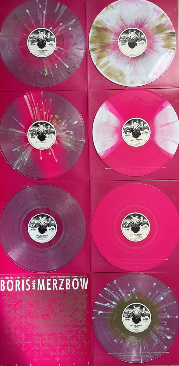 Boris with Merzbow『Klatter』レコード Boris With Merzbow – Relapse