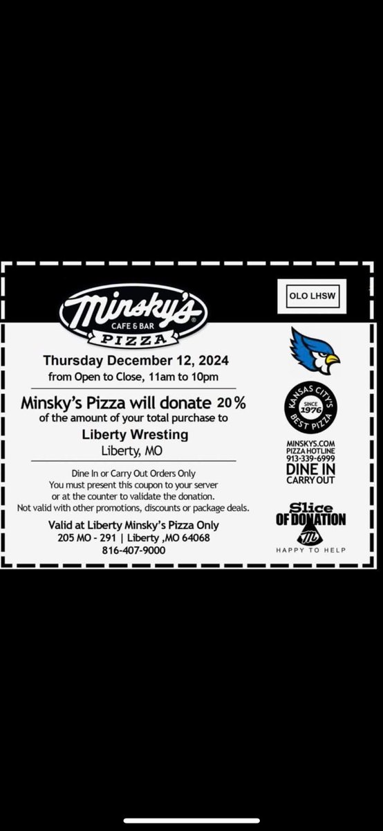 Support Liberty Wrestling tomorrow! <a href="/LHSBlueJays/">Liberty HS Athletics</a> <a href="/Coach_Laws/">Kellen Laws</a> <a href="/BrickerDixon/">Bricker Dixon</a> <a href="/McClainKenzie/">Kenzie McClain</a> <a href="/victorywrestlin/">Smith</a>