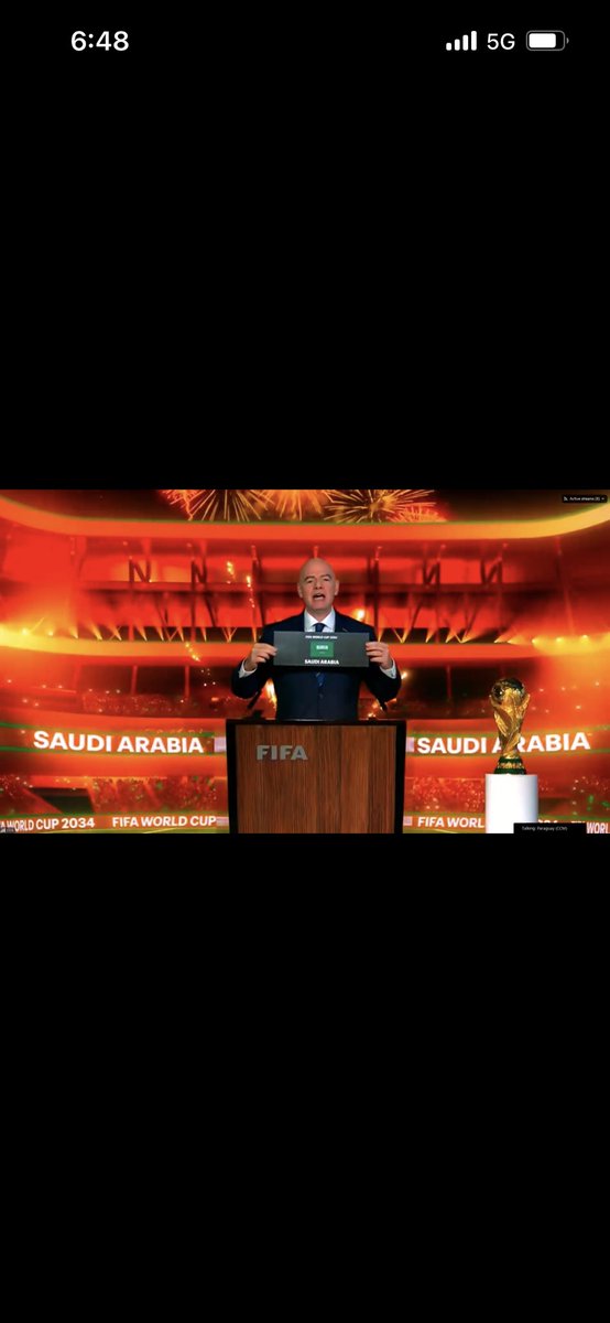 Alkhudaysh's tweet photo. #WelcomeToSaudi34
#كاس_العالم_2034 
#
Welcome to Saudi Arabia 😍🇸🇦 

Congratulations Saudi, we made it 👏🏻🇸🇦🇸🇦 https://t.co/axR8dk66en