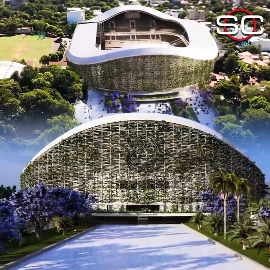 Y el otro escenario sudamericano para el Mundial 2030 será el NUEVO ESTADIO DE OLIMPIA, que acaba de presentar de forma oficial en sus redes. ¡Así será el Osvaldo Domínguez Dibb! 🏟️🇵🇾