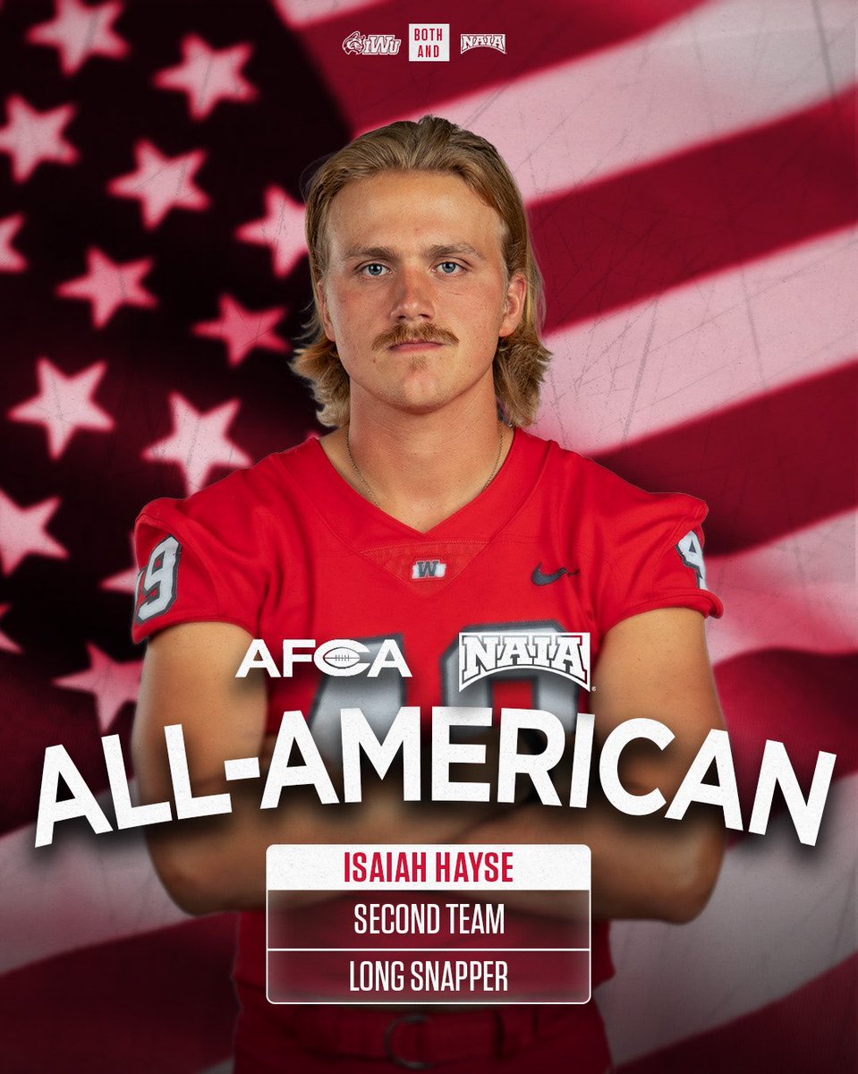 🇺🇸 ALL-AMERICAN 🇺🇸

Congratulations to Neil Campbell, Isaac Smith, Isaiah Hayse for being selected to the <a href="/WeAreAFCA/">AFCA</a> NAIA All-American Second Team! 🏈👏

📰 IWUWildcats.com

#BothAnd