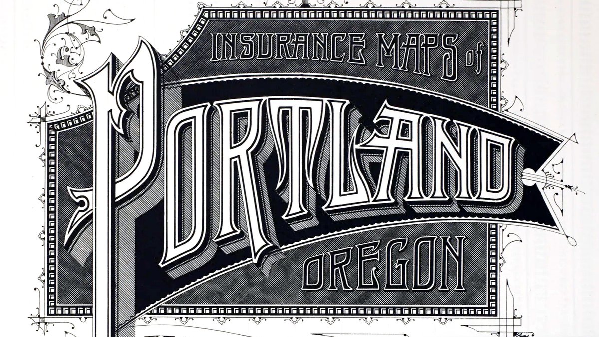 Obsessed with the lettering and typography on these fire insurance maps from the late 19th/20th centuries.