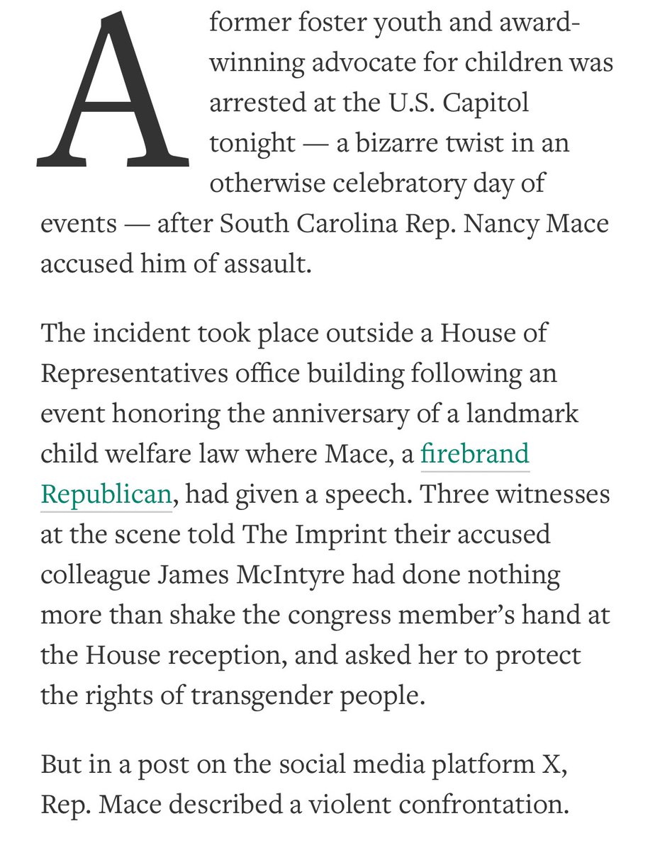 Can Nancy Mace sink any lower?