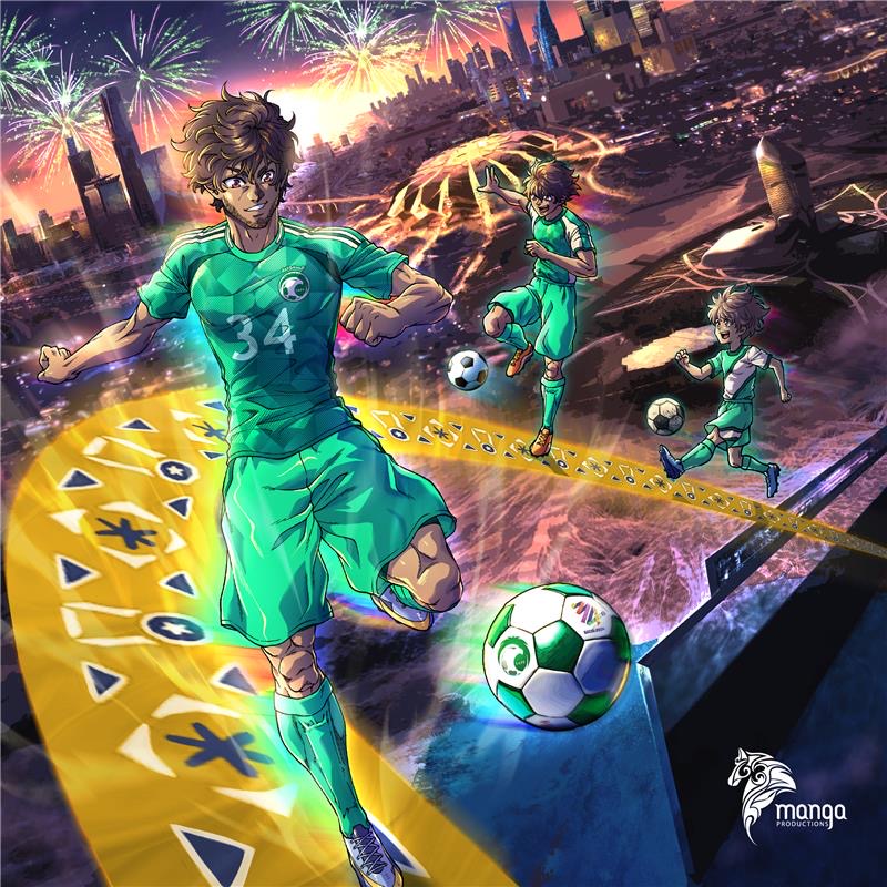 السعودية ترحب بالعالم! 🤩

نبارك لوطننا الغالي الفوز باستضافة كأس العالم لكرة القدم لعام 2034 🇸🇦✨

#السعودية34 
#أهلاً_بالعالم 
#معًا_ننمو