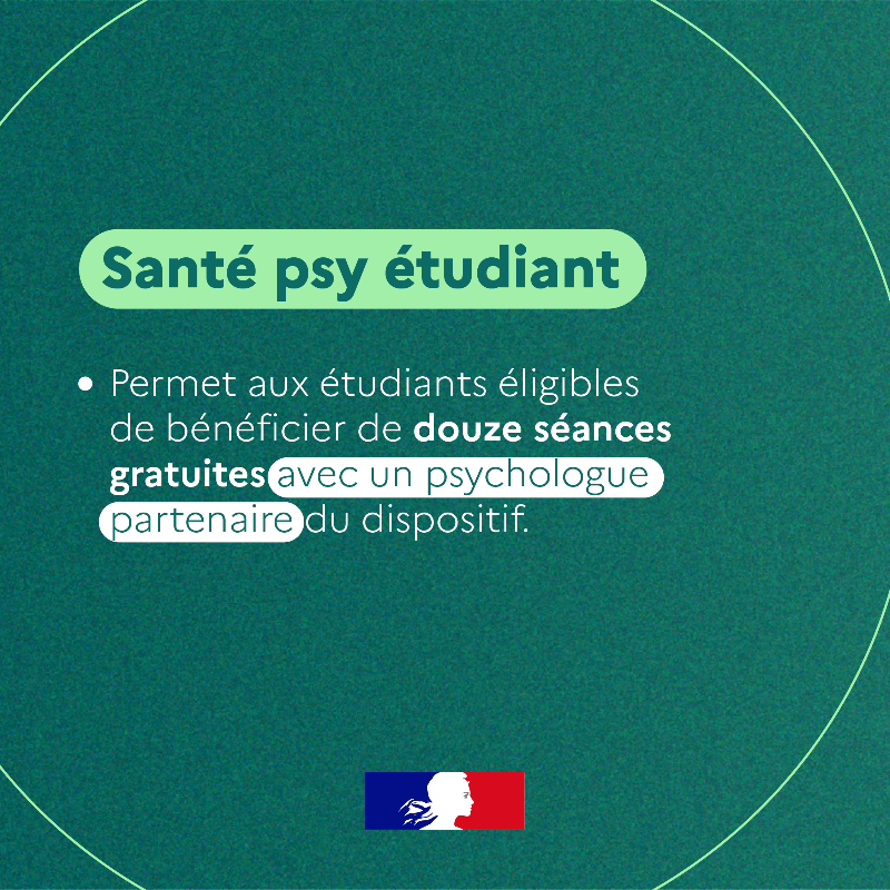 gouvernementFR's tweet photo. Les consultations dans les bureaux d’aide psychologique universitaires sont prises en charge à 100 %. 🤝

👉 Découvrez les autres dispositifs sur la santé mentale pour aider les étudiants.