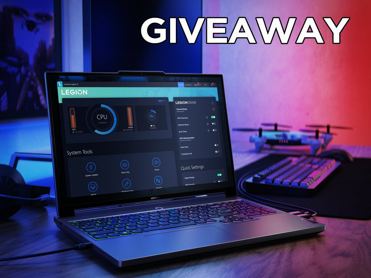 🚨 GIVEAWAY 🚨

Here’s a Christmas treat! We're giving away a Legion 5 laptop to one lucky winner - exclusive to Legion Community members.

Head to the link below and enter now:

gaming.lenovo.com/monthly-giveaw…

Open to UK and EU residents – for full T&amp;Cs, click the link above.