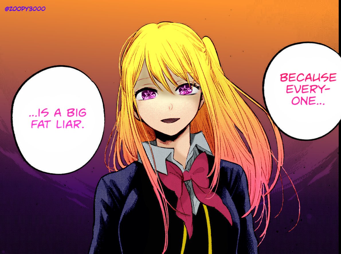 Back again after so long with a new coloring!! This time of another dark Ruby scene!!

#推しの子 #OshiNoko #星野ルビー #RubyHoshino