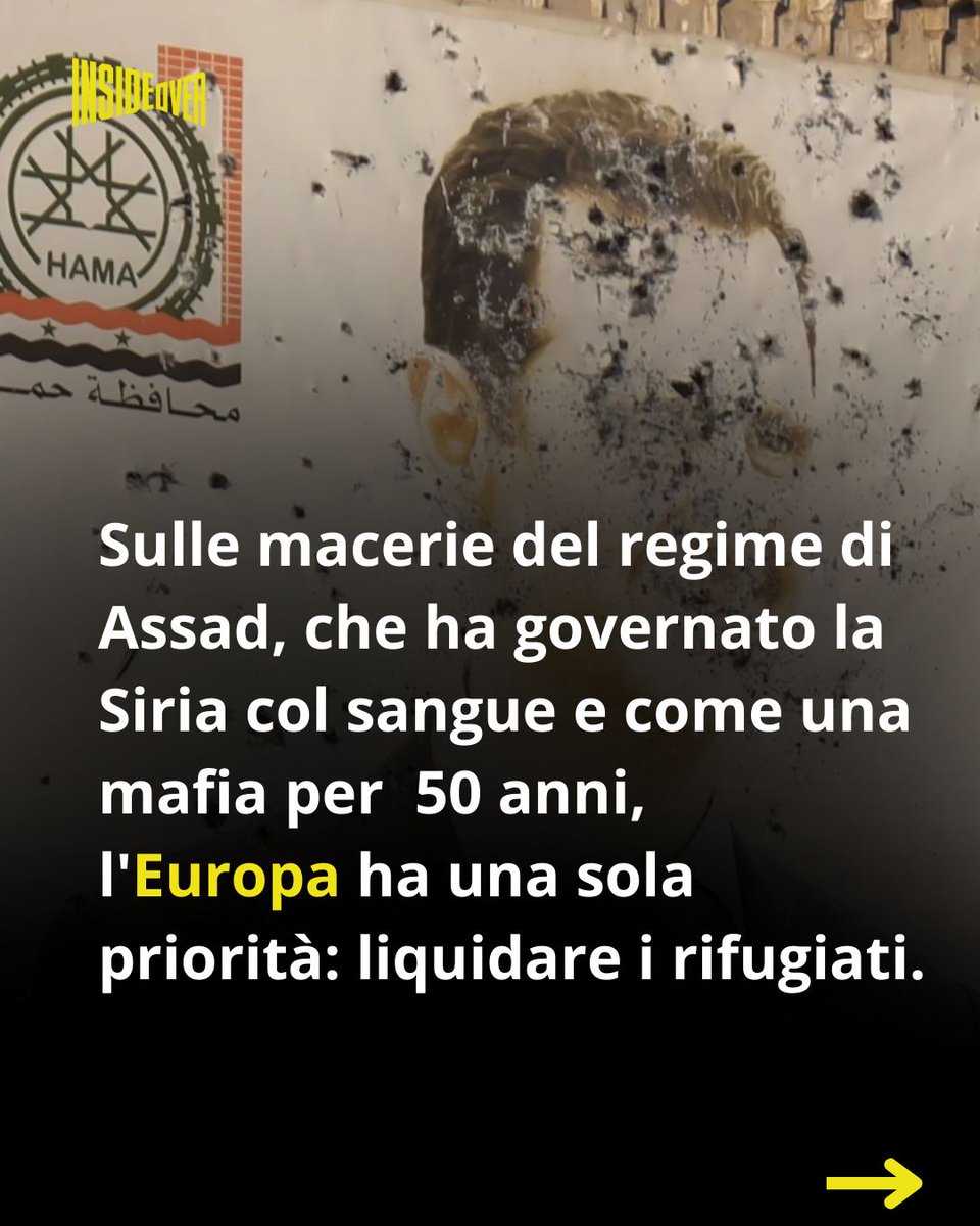 insideoverita's tweet image. #UnioneEuropea chiude i #confini ai #migranti #siriani: Dall’#Italia ai paesi scandinavi, si sospendono le procedure di asilo per i #rifugiati siriani e si preparano programmi di rimpatrio collettivo.

L'articolo di Paolo Mossetti è su #insideover 
buff.ly/4ffKmdk

#siria