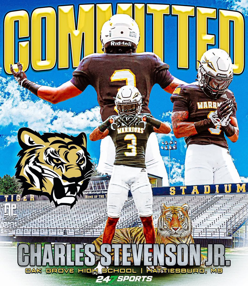 | COMMITTED |

Charles Stevenson Jr. (<a href="/_charlesJr7/">Charles stevenson Jr</a>), the class of 2025 prospect from Oak Grove High School (Hattiesburg, MS), has committed to Northeast Mississippi Community College!
