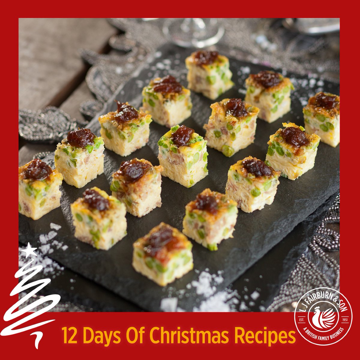 12 Days of Christmas Recipes - Day 11 🎄🍴🧑‍🍳

Frittata with Pancetta, Peas and Stilton

fairburnseggs.co.uk/our-recipes/co…