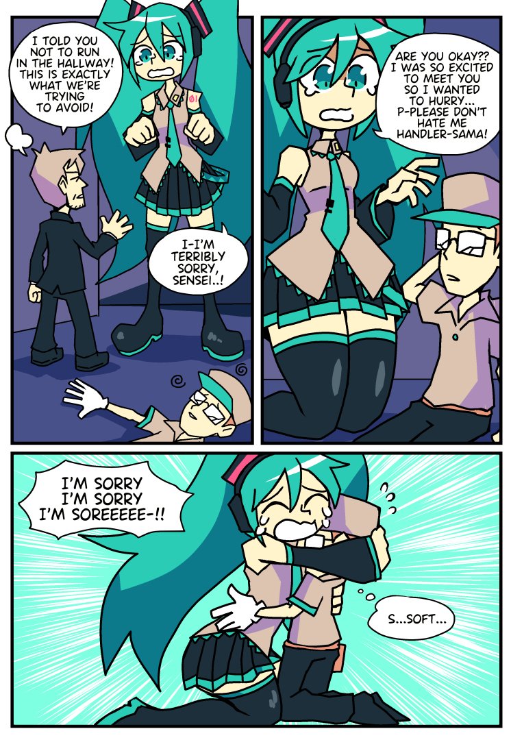 Tall Miku comic commission. 