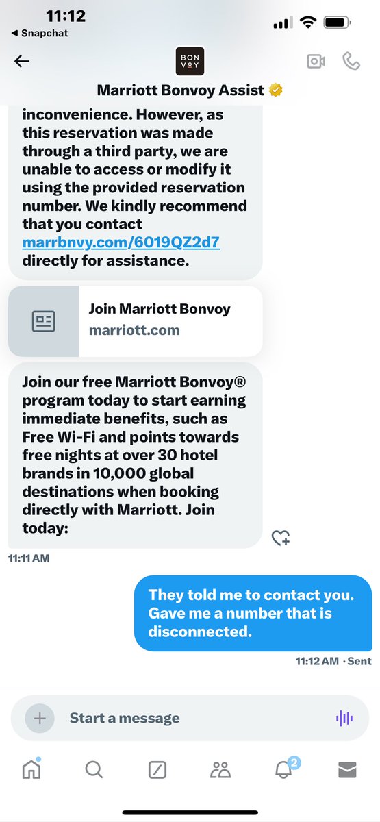 CollectMajorArt's tweet photo. @MBonvoyAssist @bookingcom  typical corporate stuff. Bounce me back and forth so neither has to take accountability. &amp; you all wonder why people don’t feel bad for corporations. https://t.co/njpNUAUaFu gave me a number to call that doesn’t even work 234-567-8910 https://t.co/fBtCjZD2K1