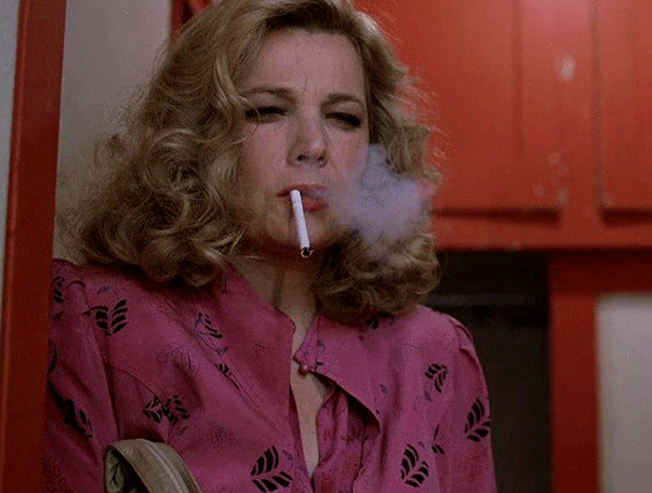 gena rowlands cigarette Gena Rowlands was also one of our best onscreen smokers