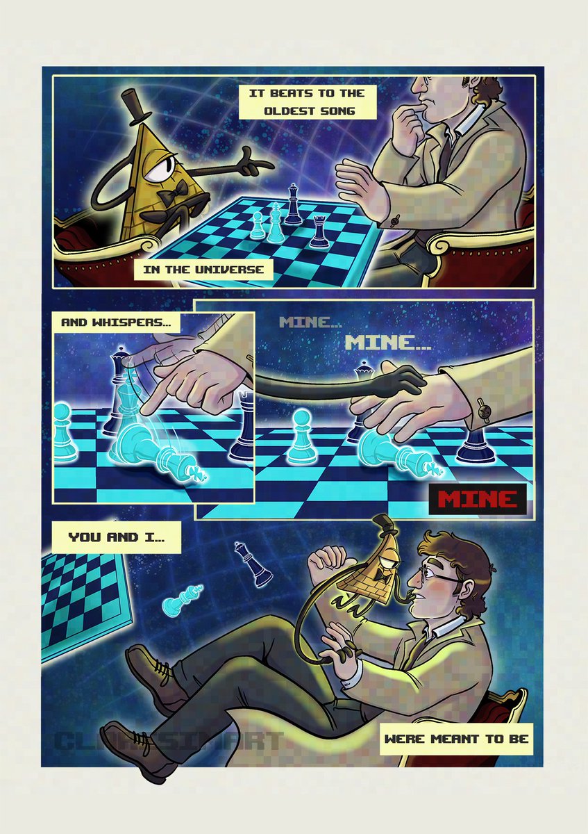 Clarisim_art's tweet photo. Self recognition through the other (horror)

Please support me on kofi so I can keep making at like this or commission me (DMs)

#GravityFalls #billford #bill cipher #TheBookOfBill #StanfordPines #fordp https://t.co/eVwtJdBtDC