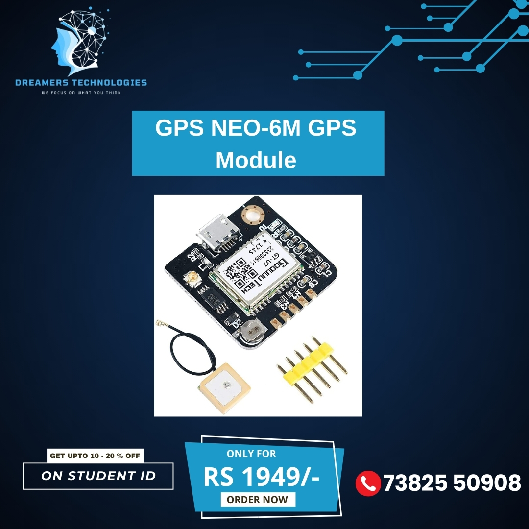TechByDreamers's tweet image. High-Quality GPS Modules – Starting at ₹445
Upgrade your tech projects with top GPS modules!
ATGM336H: ₹1127
NEO-6M: ₹1949
NEO-M8N: ₹1709
NEO-6M : ₹445
Perfect for IoT, drones, &amp;amp; robotics. student discounts are available!
#GPSModule #IoTDevices #TechAccessories #Robotics