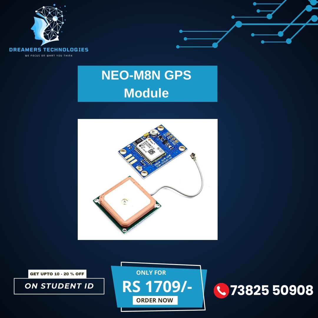 TechByDreamers's tweet image. High-Quality GPS Modules – Starting at ₹445
Upgrade your tech projects with top GPS modules!
ATGM336H: ₹1127
NEO-6M: ₹1949
NEO-M8N: ₹1709
NEO-6M : ₹445
Perfect for IoT, drones, &amp;amp; robotics. student discounts are available!
#GPSModule #IoTDevices #TechAccessories #Robotics