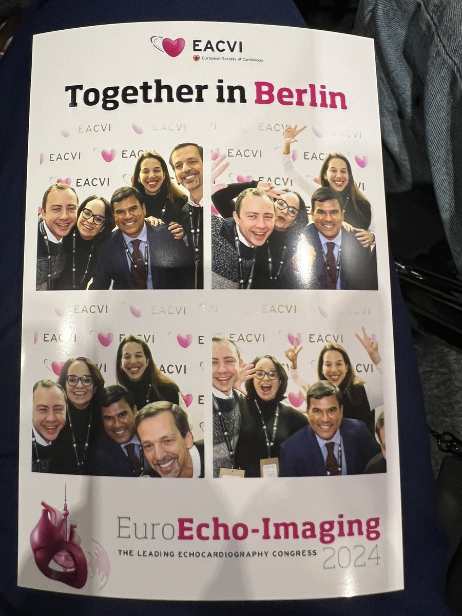 Alex Felix (@alexsfelixecho) on Twitter photo ⭐️A great scientific meeting, with a lot of fun and networking
#Euroecho2024
<a href="/SilvioBarberato/">Silvio Barberato</a> <a href="/marcelohaertel/">Marcelo Haertel Miglioranza</a> <a href="/DanielaRassi/">Daniela Rassi</a> <a href="/alcantaramonica/">Monica Alcantara M.D. , MSc, FESC, FEACVI</a> <a href="/DICSBC/">DIC - SBC</a>
#echofirst ⭐️A great scientific meeting, with a lot of fun and networking
#Euroecho2024
<a href="/SilvioBarberato/">Silvio Barberato</a> <a href="/marcelohaertel/">Marcelo Haertel Miglioranza</a> <a href="/DanielaRassi/">Daniela Rassi</a> <a href="/alcantaramonica/">Monica Alcantara M.D. , MSc, FESC, FEACVI</a> <a href="/DICSBC/">DIC - SBC</a>
#echofirst