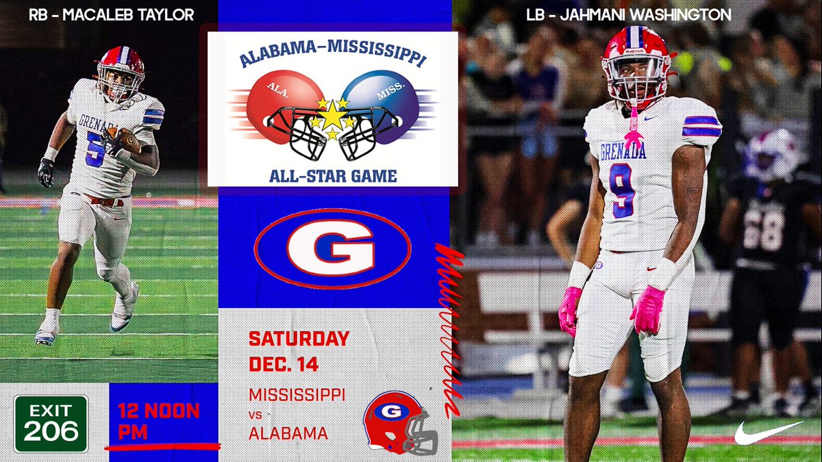 Good Luck to our guys this week in Mobile! 

<a href="/Calebthegooat/">Macaleb Taylor “C5”</a> <a href="/wpg_jahmani/">Jahmani Washington⭐️</a> 

#TEAM #EXIT206