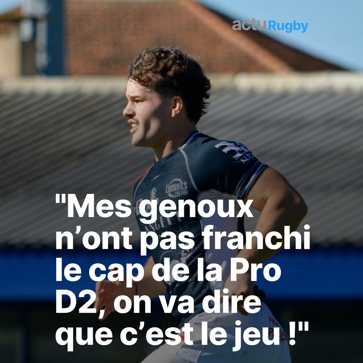 🏉 Après une grave blessure, il retrouve le sourire en amateur au sein de son club formateur 😃▶️ actu.fr/occitanie/auch…

#rugby #rugbyamateur #bellehistoire par <a href="/thomascorbet_ar/">Thomas Corbet</a>