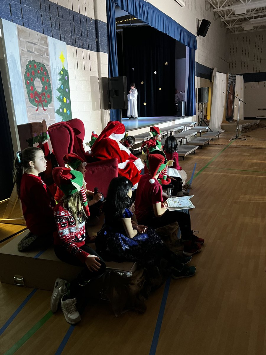 Behind the scenes for the big show!