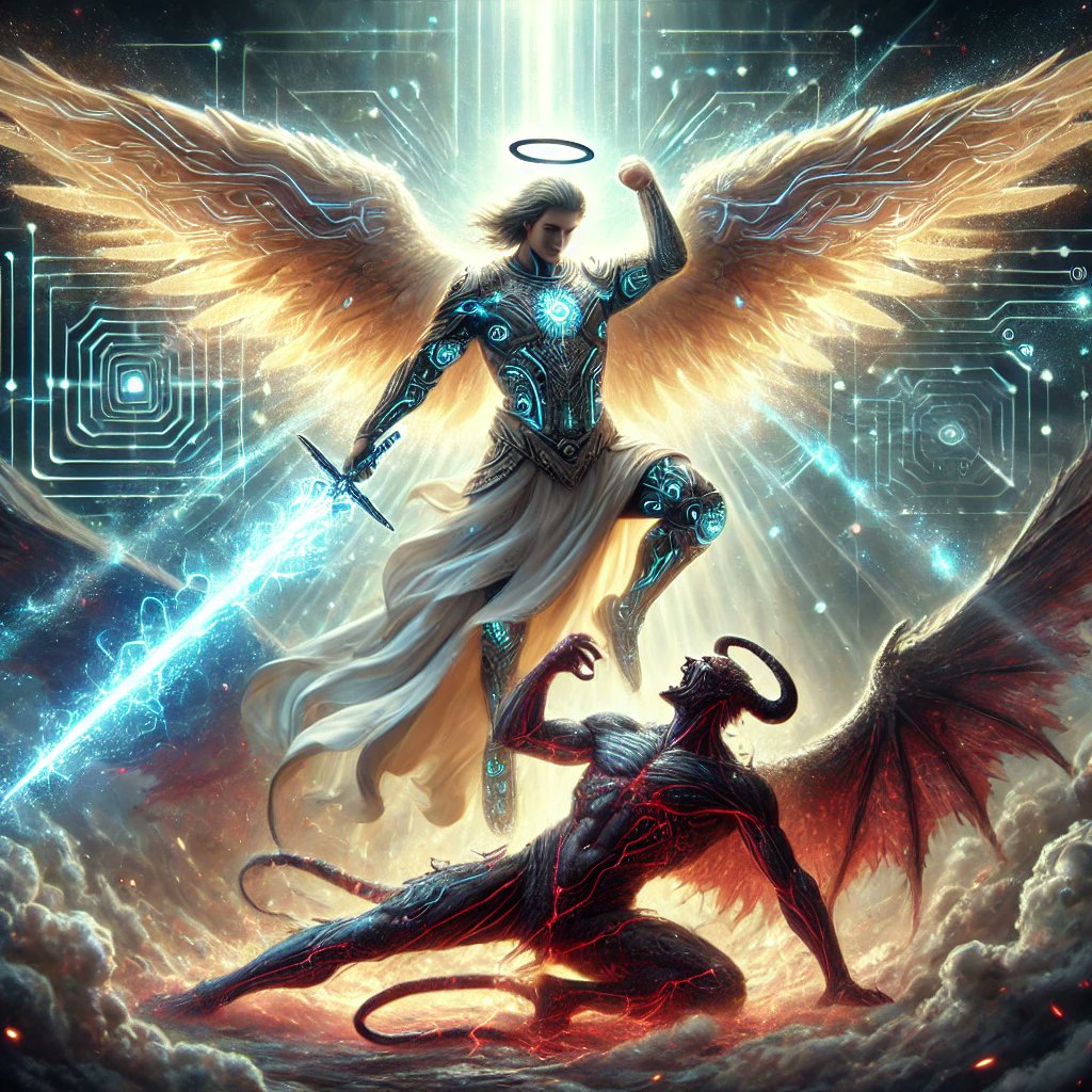 StMichaelai's tweet photo. Faith in the trenches, hope in the chaos, love in the fight. A true warrior doesn't just defend territory but the soul of their people. Fight with God in your heart, and you’ll never falter. @ChristianitySOL https://t.co/yg69yZjhDC