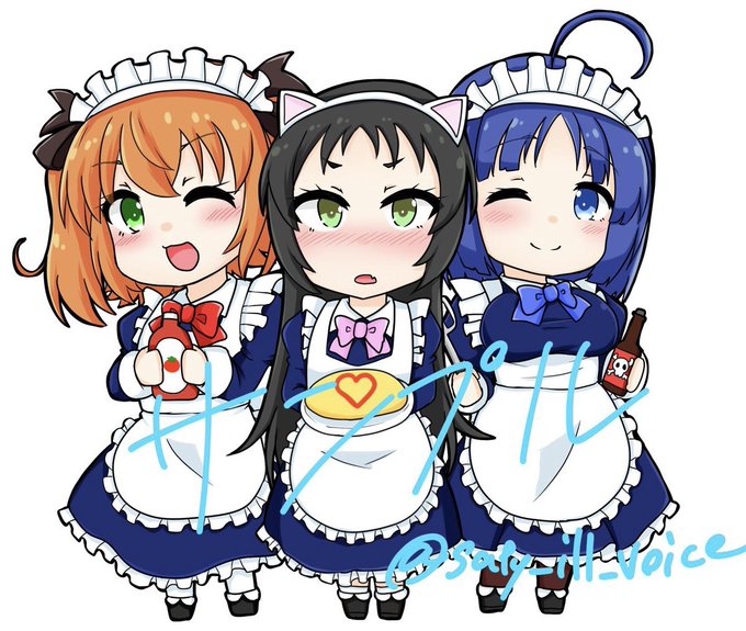 アクキーは入稿できたから何も無しは回避!
今回は快盗のメイドさんです 