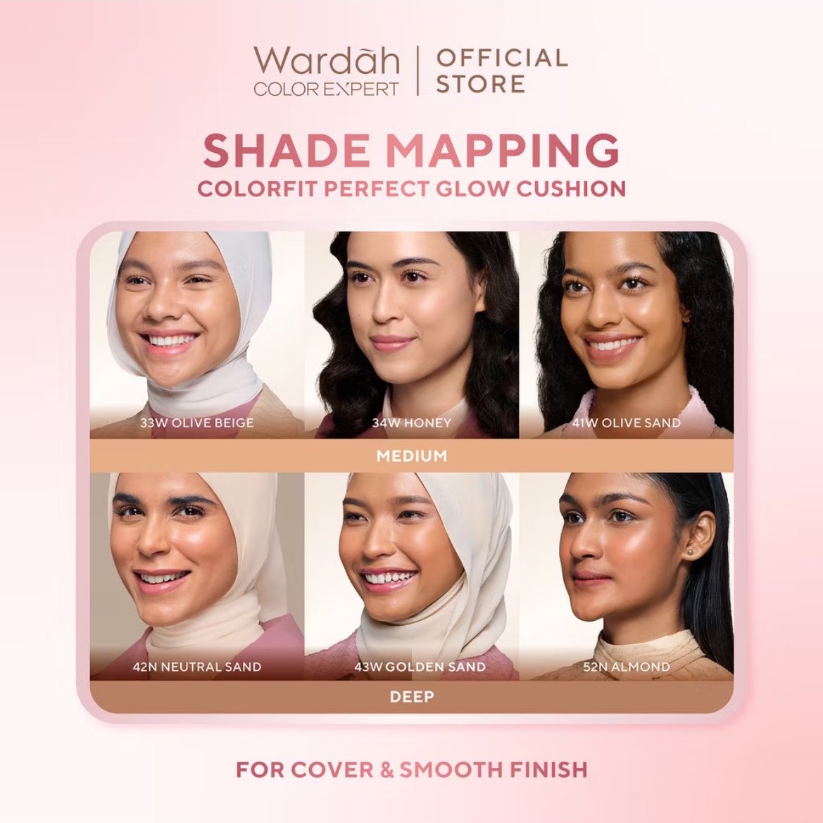 duniaskinker's tweet photo. Wardah Colorfit Perfect Glow Cushion ini available di 14 shades

Rentang warnanya juga cukup luas menurutku 
Dan mostly kayanya masuk ke kulit wanita Indonesia deh

Aku dari dulu udah pake shades 32N, dan versi upgrade ini ternyata ga berubah sama sekali https://t.co/HdpyX68RUu