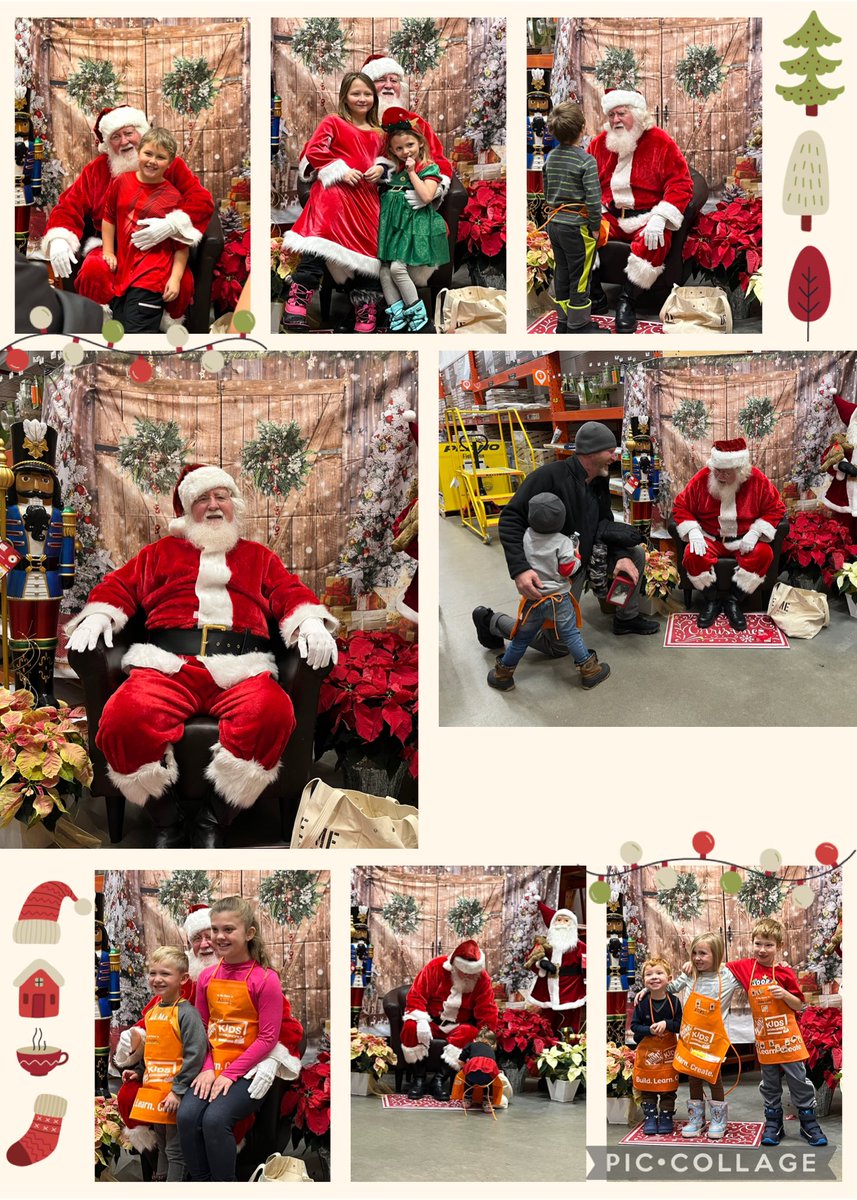 HomeDepotCadill's tweet image. 🎅 Santa stopped by our Kid Workshop on Saturday where we had almost 200 little elves working on their snow globe projects! #cadillac2752 #kidsworkshop #santaandhiselves