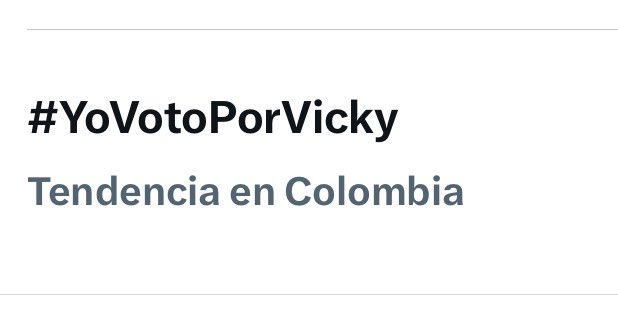 Si quieres dañarle el día a Petro, replica esta imagen y súmate al numeral #YoVotoPorVicky