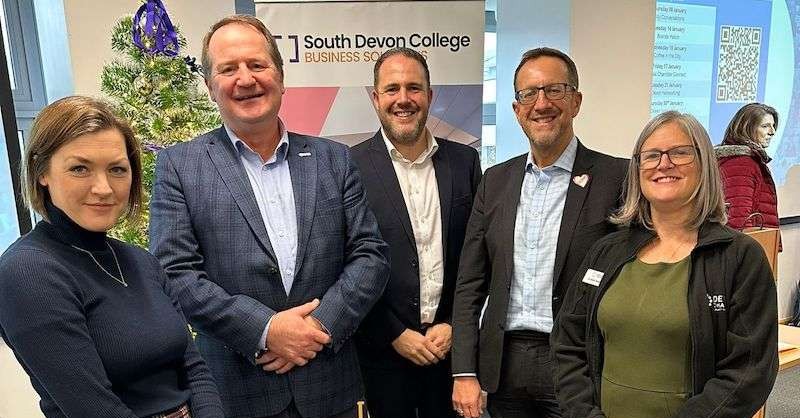 Proud to announce that <a href="/sdcollege/">South Devon College</a>, one of our most well-respected members and collaborators, has become a Patron of the Devon Chamber 🎉

The patronage was officially unveiled during this morning's #CountyConversations event at the College 📣

Read more: bit.ly/4iwBTW1