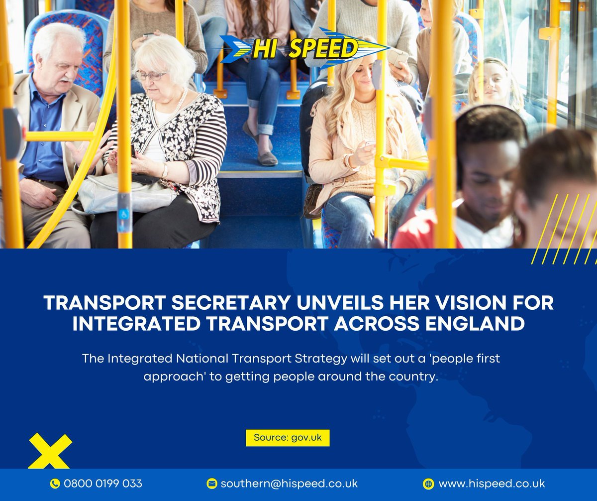 The Transport Secretary has unveiled a new vision for integrated transport across England, aiming to make journeys simpler, connect communities, and boost local economies.

At Hi-Speed, we’re always excited to see steps toward improving connectivity and efficiency across the UK.