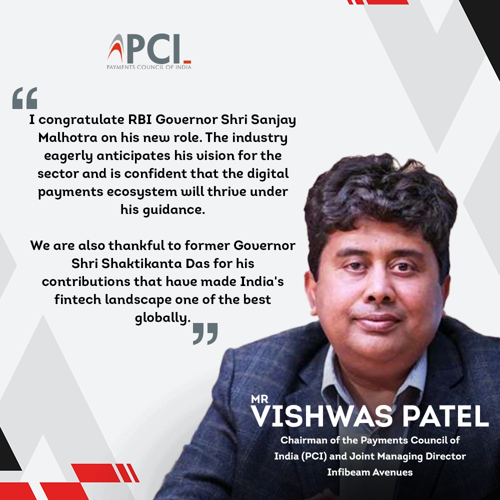 PCI (@pciupdates) on Twitter photo IAMAI, PCI & FCC Welcome Shri Sanjay Malhotra as New RBI Governor
iamai.in/press-release/…
<a href="/vishwaspatel/">Vishwas Patel</a>
#rbi #rbigovernor IAMAI, PCI & FCC Welcome Shri Sanjay Malhotra as New RBI Governor
iamai.in/press-release/…
<a href="/vishwaspatel/">Vishwas Patel</a>
#rbi #rbigovernor