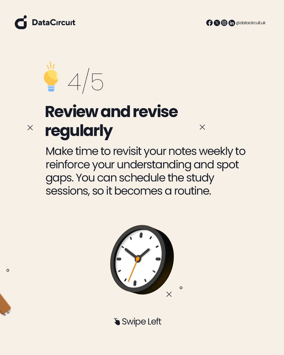 DatacircuitUK's tweet image. 👉 Which tip will you try first?

Don&apos;t forget to retweet!

#onlinecourses #notetakingtips