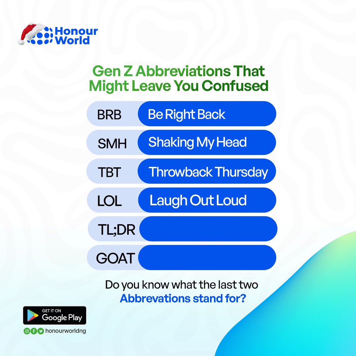 Honour World tweet media