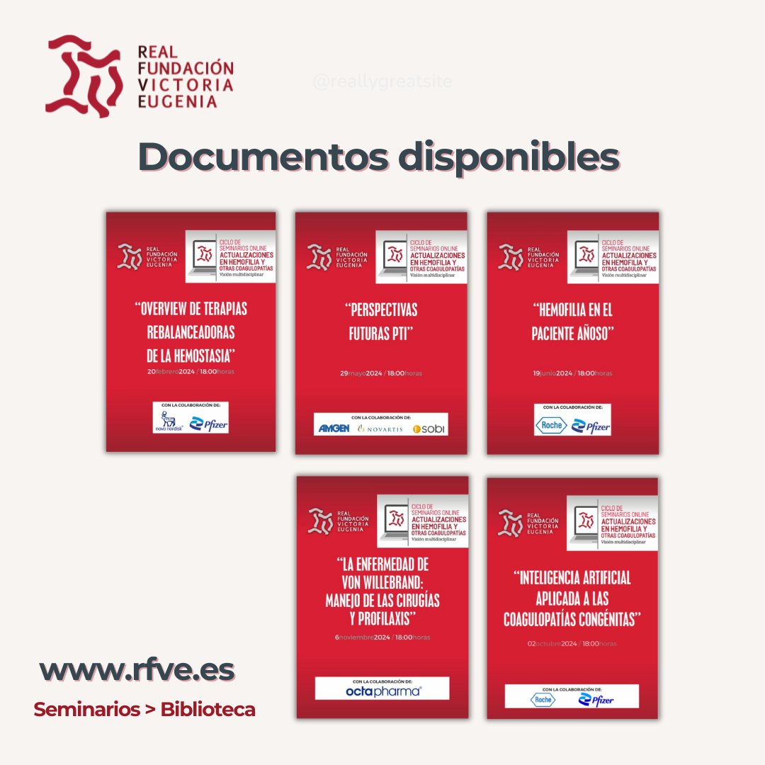 📚 En nuestra web encontrarás una Biblioteca con resúmenes de los puntos clave de todos los seminarios. Un espacio para seguir aprendiendo y compartiendo conocimiento.  

📥 Visítanos en rfve.es y aprovecha todo el conocimiento que ponemos a tu disposición.