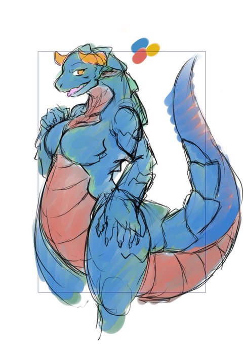 今描いてるやつの子
左が捕食者、右がエサ役 