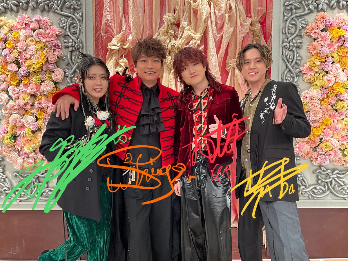 Annchabin's tweet image. ぎゃーーーー
なんですか！！！！

このお写真最高すぎますぅぅ

FNS歌謡祭
スタッフ様関係者様
本当にありがとうございます😭😭😭

 #FNS歌謡祭第2夜 
 #香取慎吾
 #Chevon💚💚💚