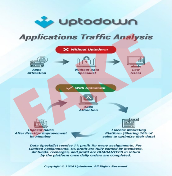 We’ve heard from our community that some people are getting FAKE job offers claiming to be from Uptodown. That's wild! 🥸

🚨 Just a reminder to only trust info from our official channels to avoid phishing!