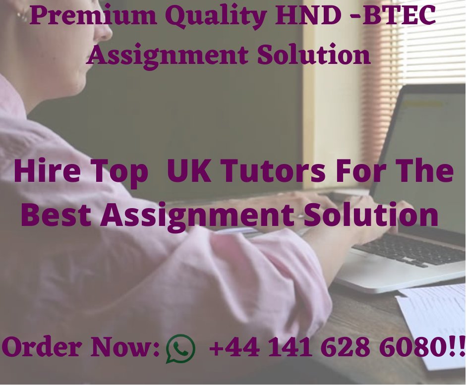 bellajohnson8's tweet image. Grab top quality BAE_4_LDP Discovery Project Assignment Help Service! Order Now on WhatsApp: +44 141 628 6080!!
#BAE_4_LDP #DiscoveryProject #AssignmentHelp #Solution #HRM #BTEC #UKtopwritingservice #HND #UK #HNC #Management #Assessment #AssessmentHelp #OnlineTutor #AskTutor