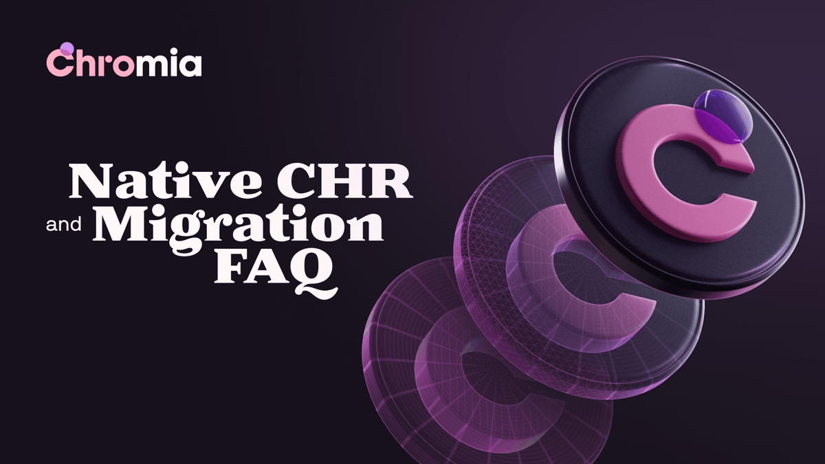 Chromia's tweet photo. "I want to stake and migrate my native $CHR but I don't know how!"

We got you. 

We have put together an FAQ to help you stake and migrate your CHR whether you have it on a CEX, a different chain, or have never used #Chromia mainnet before. 

Check it out 👇 https://t.co/5FAe8SZedu