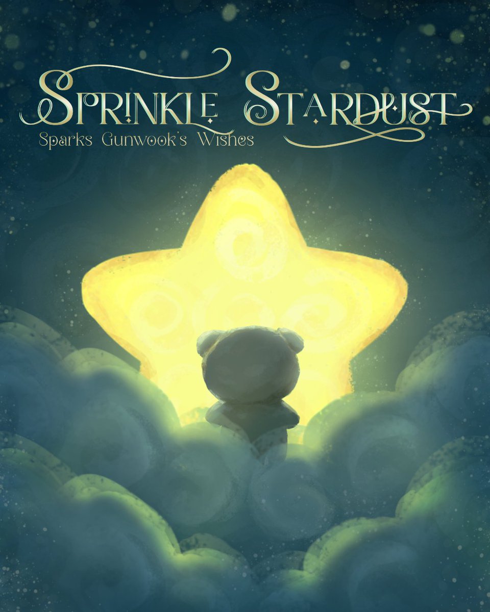 WishUponGunwook's tweet photo. Under the vast sky, every star tells a story—a wish traveling through the night. 🌌✨

Sprinkle Stardust, Spark Gunwook's Wishes is a fanbook project filled with letters and wishes, crafted by fairies to shine brightly. 🌟

#SprinkleSparkle #SparksGunwooksWishes https://t.co/tNTQY3Vkdp