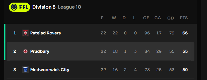 Promotion confirmed.
Best of luck in retirement to Yann Fournier and Mohamed Farag. Further info on academy intake to come in due course