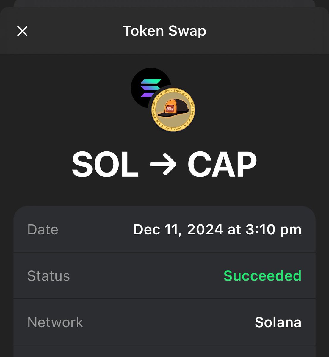 Everyday BMCAP $CAP 
Buy and Hodl 🧢🧢
<a href="/1bmcap/">₿mcap</a> 

solscan.io/tx/f2fK3TfXLTt…